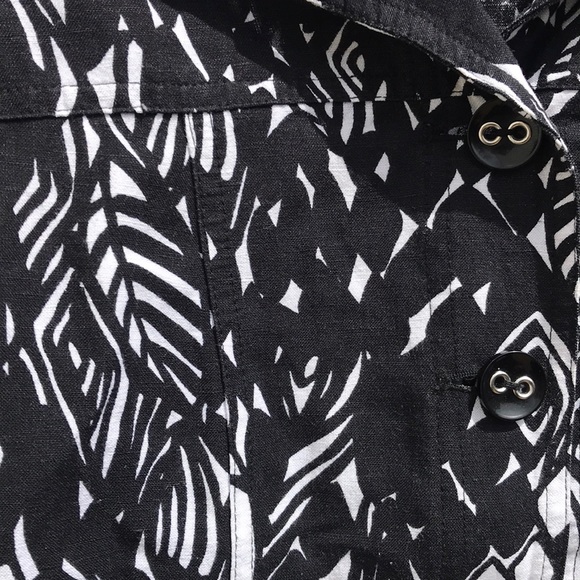 East 5Th Black 3/4 Sleeve blazer MP - Picture 7 of 8